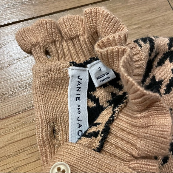 Janie and Jack Houndstooth Sweater - Picture 4 of 5